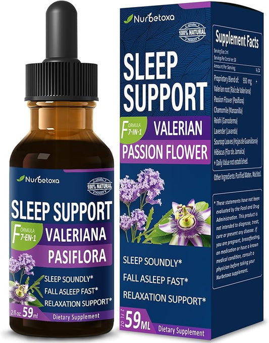 Valerian Sleep Support Drops, Gotas de 2oz