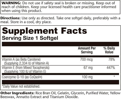 Solaray Bio CoQ-10 100 mg (60 CT)