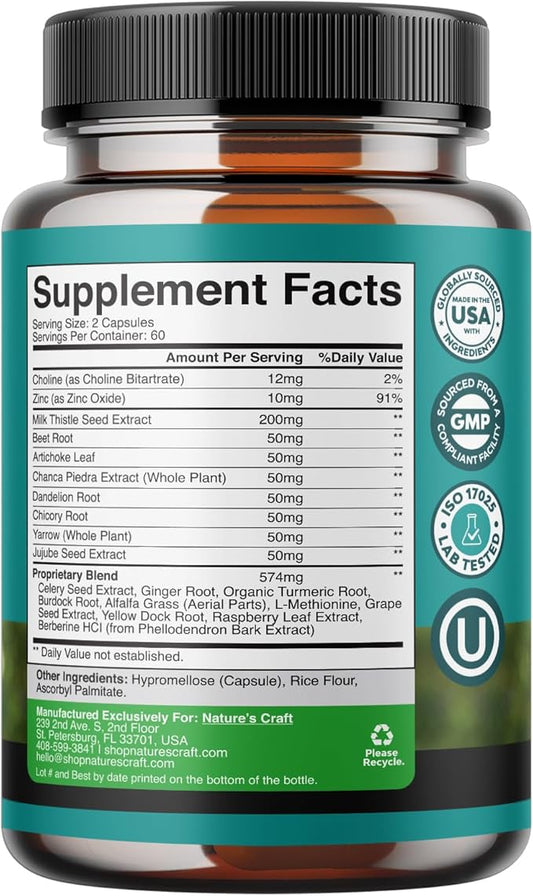 Liver Cleanse and Detox & Repair Formula 120 Count