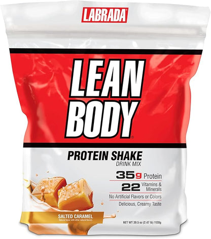 Labrada Nutrition - Lean Body 16 Serving MRP 2.47lb Bag, Salted Caramel (Salted Caramel) Packaging May Vary
