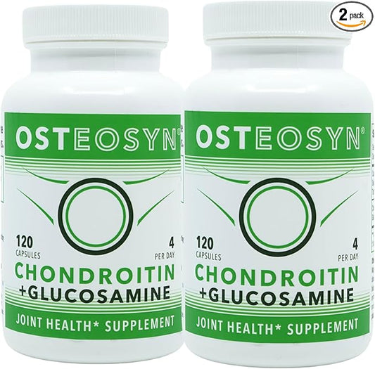 Osteosyn® by Synutra Pure CHONDROITIN 1200+ 30-Day Servings 120 Capsules, 4-Capsule Serving $1.49(Pack of 2)