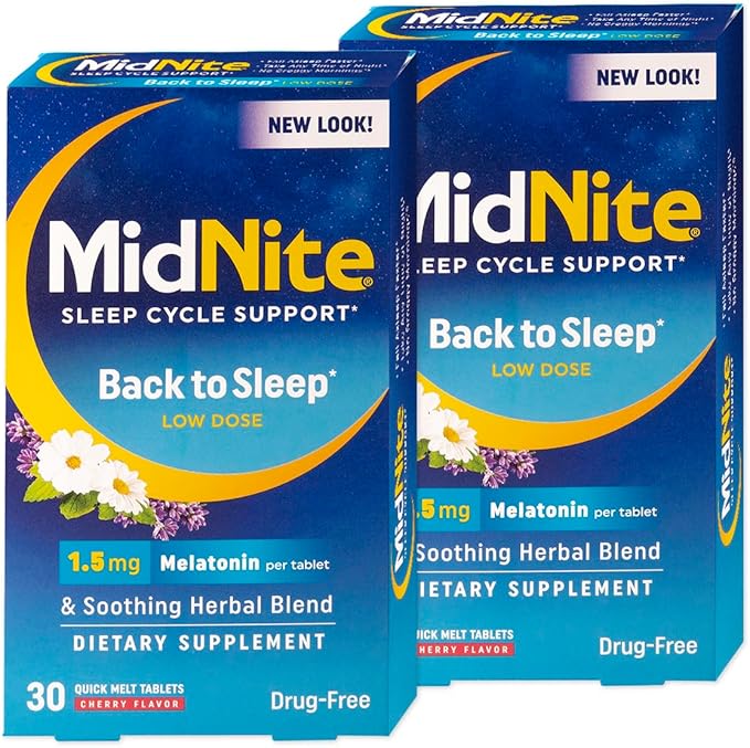 MidNite Sleep Aid Vertical Twin Pack