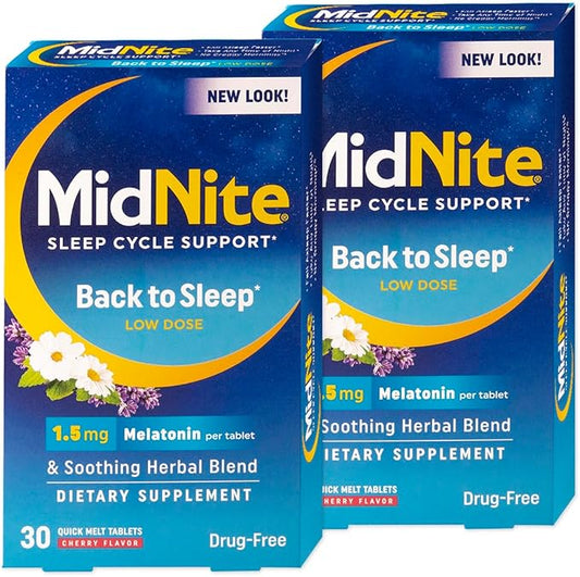 MidNite Sleep Aid Vertical Twin Pack