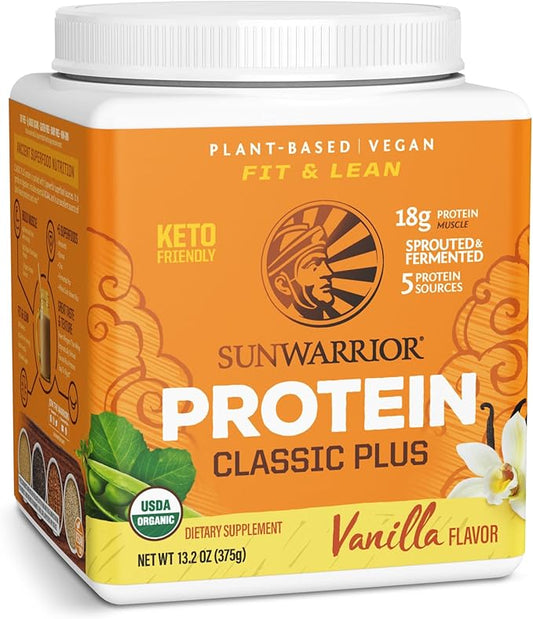 Vegan Organic Protein Powder Plant-based 5 Superfood 15 Servings