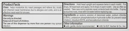 AYR Saline Nasal Mist, 1.69 Fl 2)