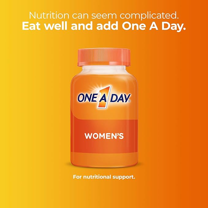One A Day Women’s Multivitamin, Supplement B12, Biotin, 250 count