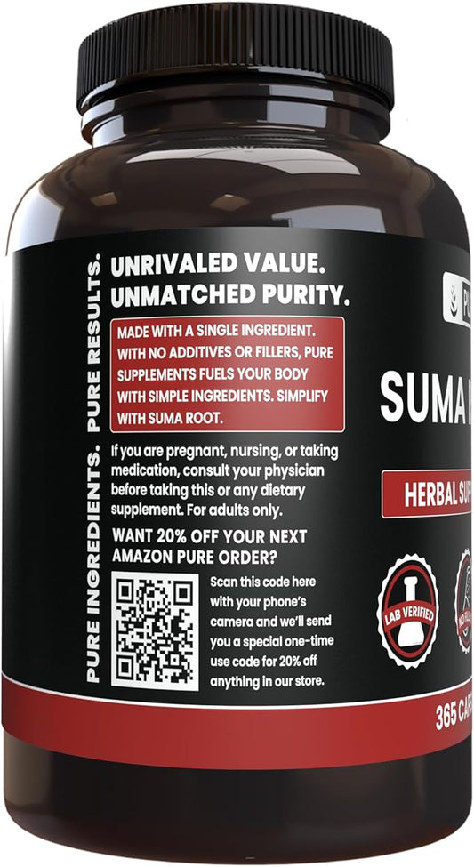 Pure Original Ingredients Suma Root (365