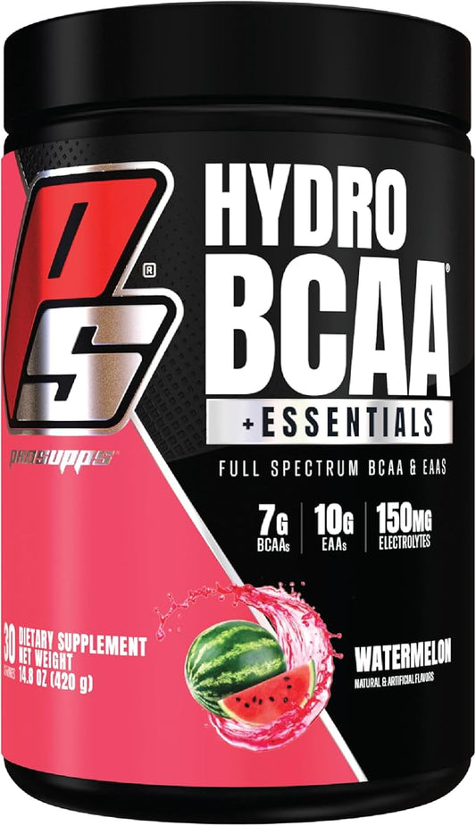 PROSUPPS HydroBCAA BCAA/EAA Full Spectrum Matrix, 7g BCAAs, 3g EAAS, 0g Sugar, 0g Carbs 30 servings)