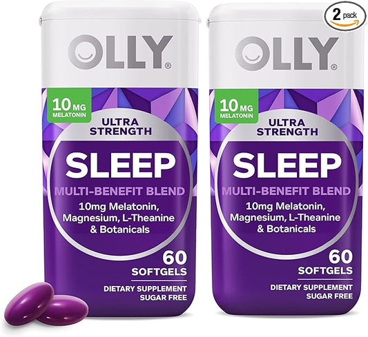 OLLY Ultra Strength Sleep Softgels, 10mg 60 Count 2)