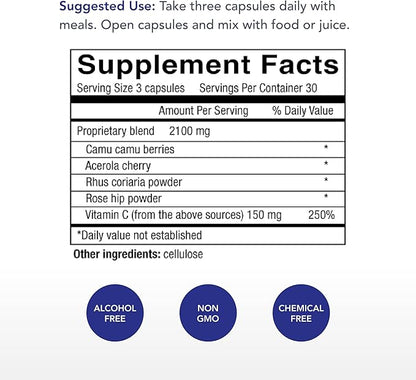 Physician's Strength Power-C 90 Capsules 30 Servings