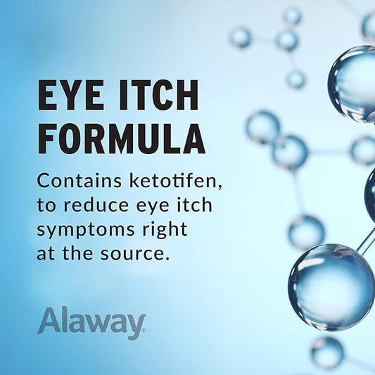 Alaway Antihistamine Eye Drops, Allergy Relief 12 Hours, 0.34 Fl 2)