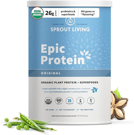 Sprout Living, Epic Protein, Plant Based (2 lb)
