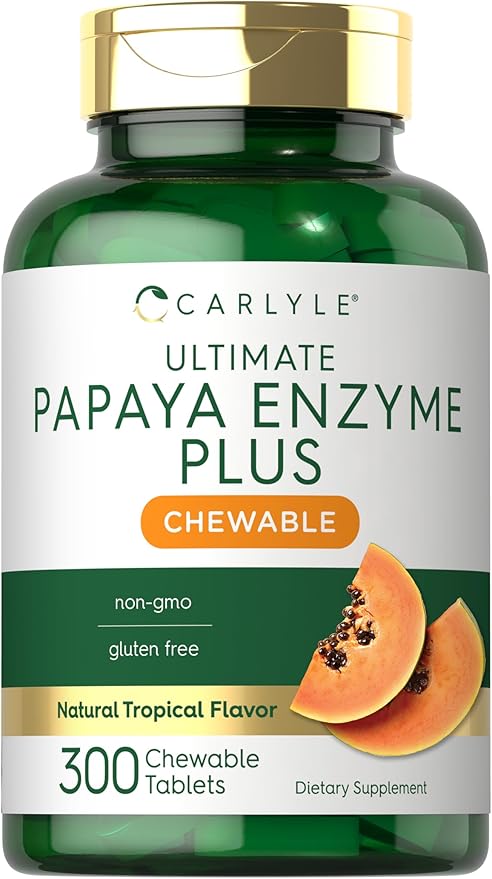 Carlyle Papaya Enzyme Chewable Tablets