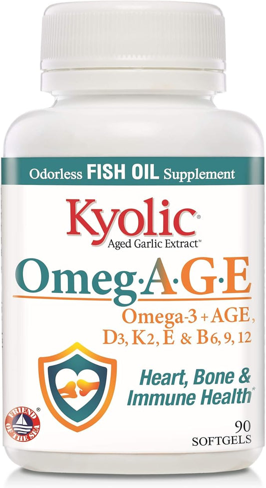 Kyolic Omeg-AGE, Heart, Bone & Immune 90 Count