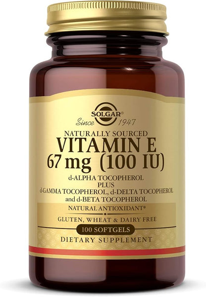 Solgar Vitamin E 67 mg (100 100 Mixed 100 Servings