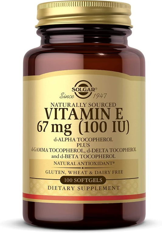 Solgar Vitamin E 67 mg (100 100 Mixed 100 Servings