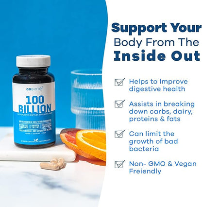 100 Billion - Probiotics and Prebiotics 100 Billion 30 Capsules
