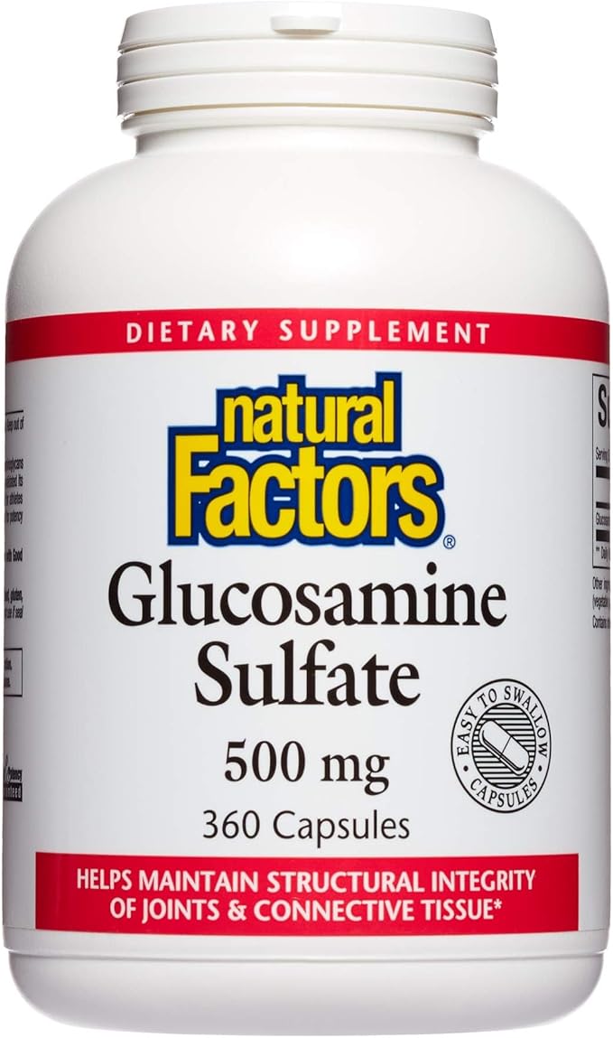 Natural Factors Glucosamine Sulfate, Supports Healthy 360 Capsules