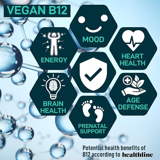 Vegan Probiotic Plus B12-22 Billion CFU B12 with 60 Gluten-Free
