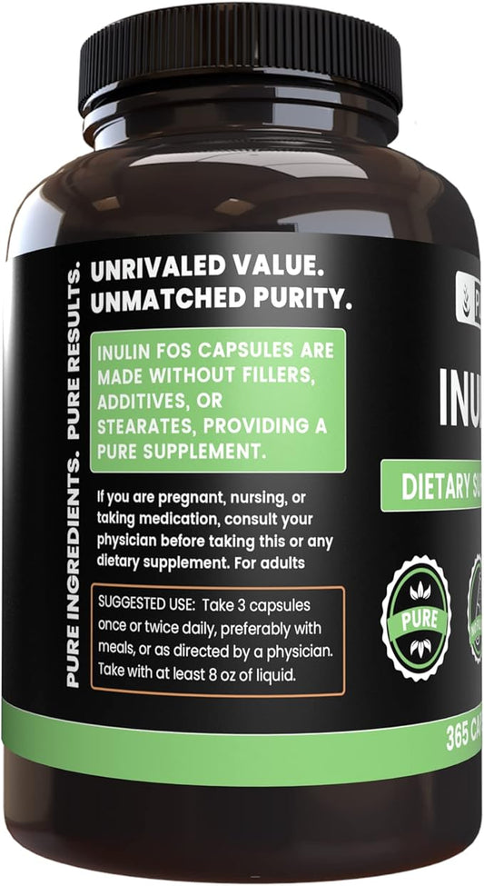 Pure Original Ingredients Inulin (365 Capsules)
