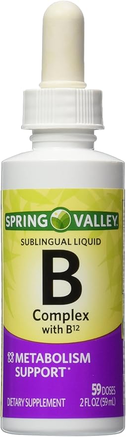 Spring Valley - Vitamin B-Complex Sublingual 2 Ounce B-12
