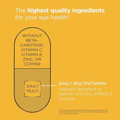 Viteyes Classic AREDS 2 Companion Beta-Carotene 2 Users, 90 Caplets