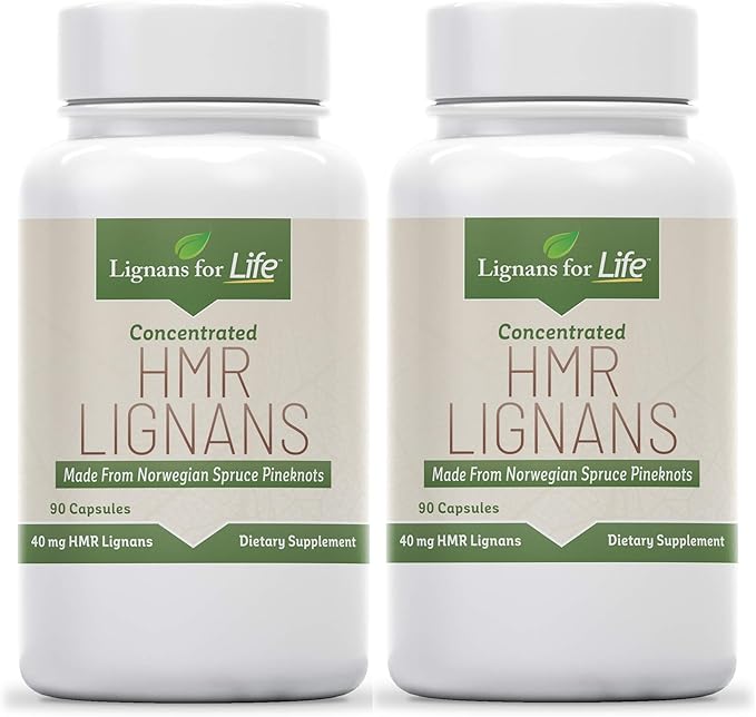 Lignans for Life HMR Lignans for Dogs, 40mg - 90 Capsules, Dog Vitamin for Healthy Pet | Natural Dog Multivitamin | Dog Wellness Supplement | Dog Nutritional Supplement | Pet Vitamin 2-Pack