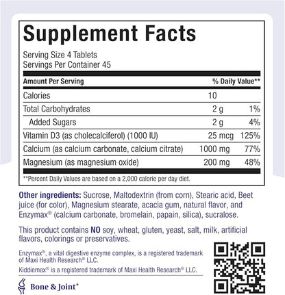 Maxi Health KiddieMax Calcium (180 Count)