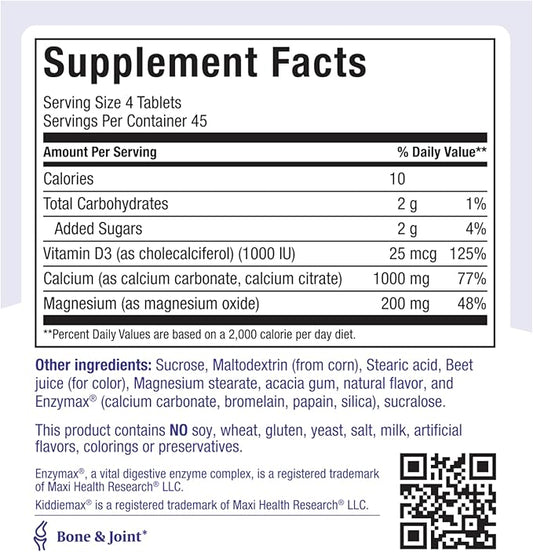 Maxi Health KiddieMax Calcium (180 Count)
