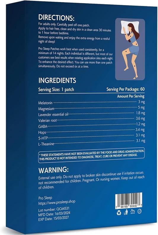 Best Sleep Patches 60 Patches! 2 Month