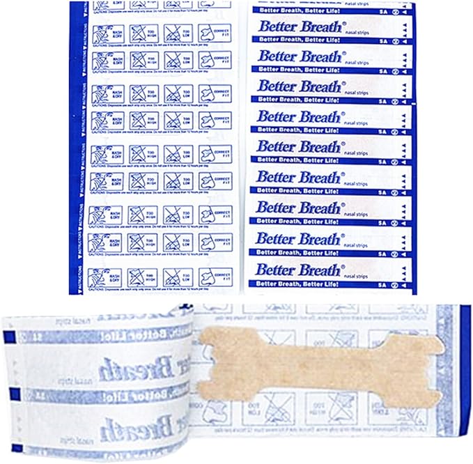 10 Pcs Nasal Strips for Reduce 55mm*16mm