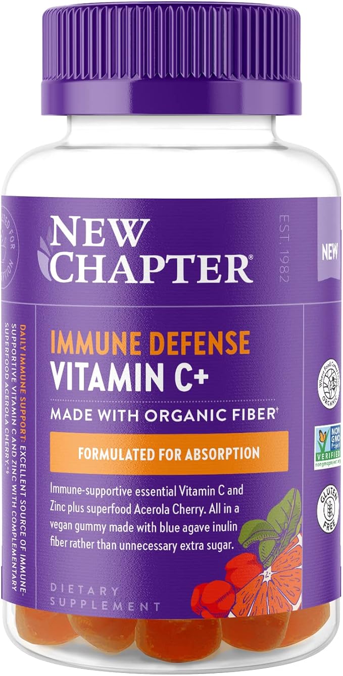 New Chapter Vitamin C+ Gummies – 40% Less 60ct