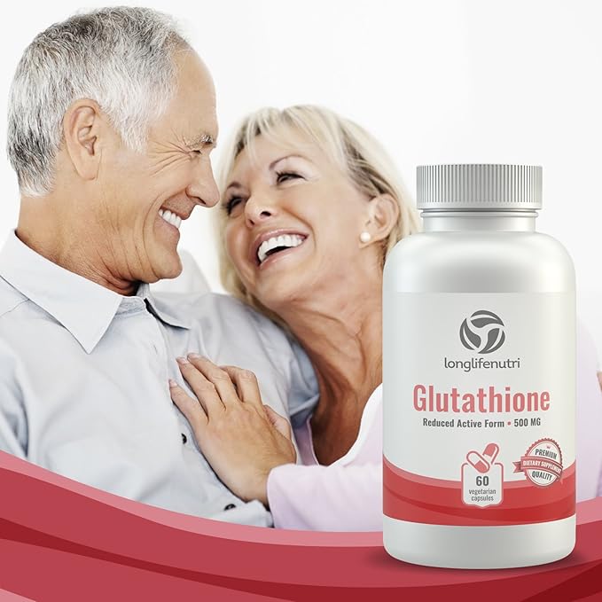 Reduced L Glutathione 500mg GSH 60 Veg