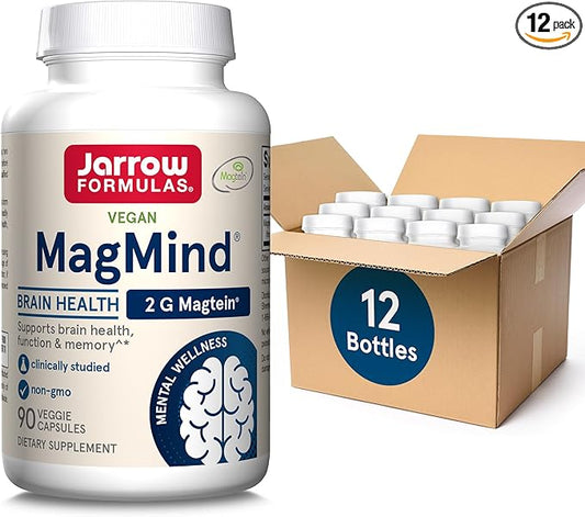 Jarrow Formulas MagMind Brain Health 90 Capsules, 30 Day 12