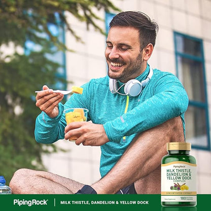 Piping Rock Milk Thistle, Dandelion & 180 Capsules