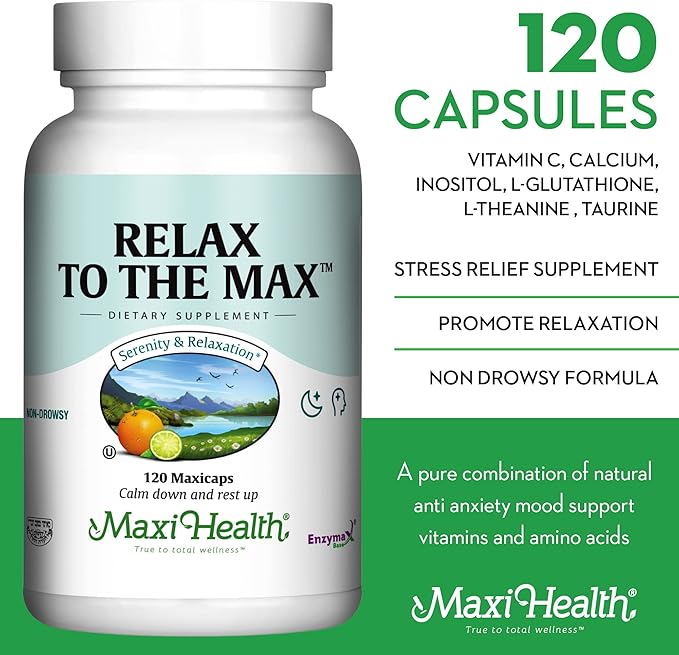 Maxi Health - Relax to the (120 Count)