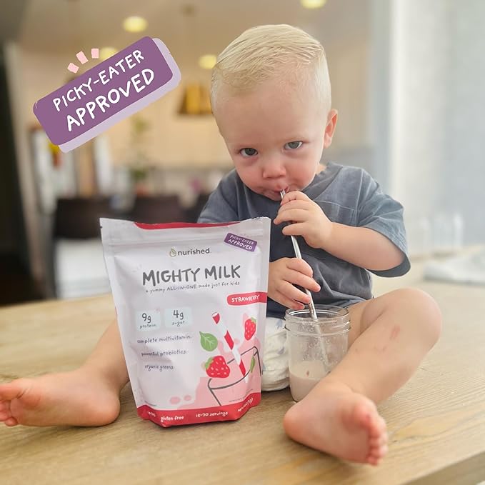Mighty Strawberry Milk 2 Billion 15-30 Servings