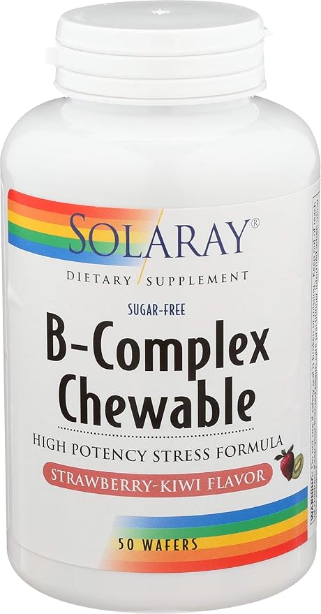 Solaray, High Potency B-Complex Chewable, Natural 50 Chewables