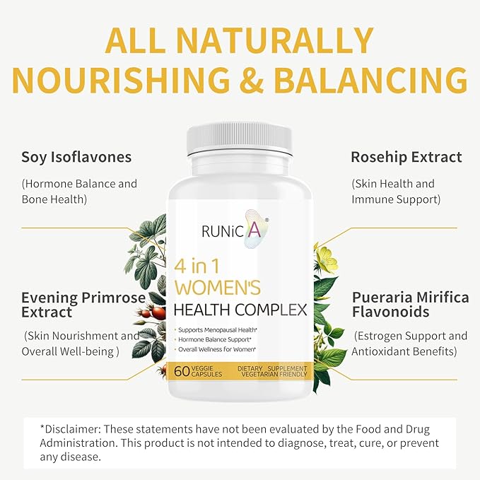 4 in 1 Menopause Supplements 60 Capsules (4in1(60cap/1pack))