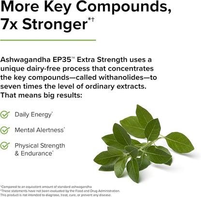 Terry Naturally Ashwagandha EP35 Extra Strength 60 Capsules 60 Servings