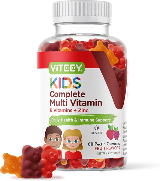 Kids Multivitamin Gummies, Complete Daily Essential 12 Essential