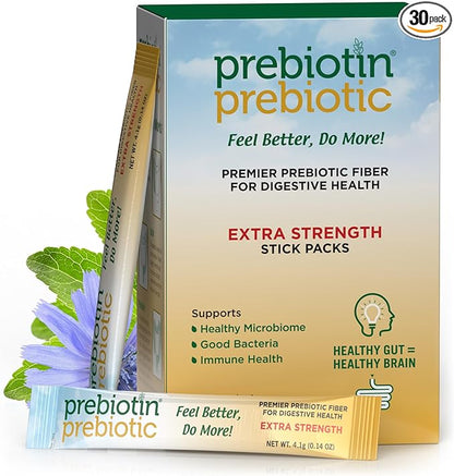 Prebiotin Prebiotic Fiber Powder 4.1 Gram 30 Count