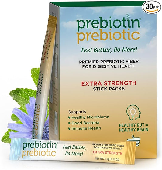 Prebiotin Prebiotic Fiber Powder 4.1 Gram 30 Count