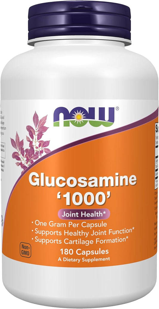 NOW Supplements, Glucosamine '1000', with UL 1 g 180 Veg