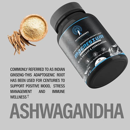 Magnesium Complex with Shilajit and Ashwagandha, 300mg Triple