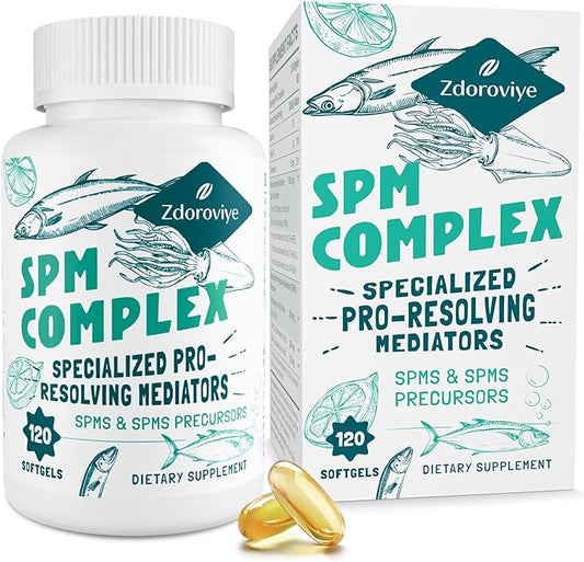 Specialized Pro-Resolving Mediators and SPMs Precursors 120 Softgels