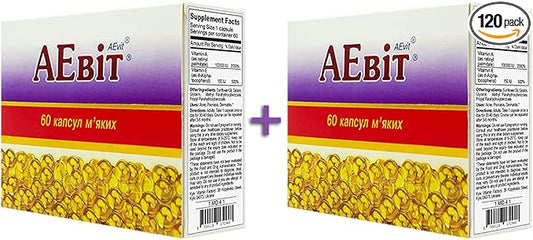 (A 100,000 IU and E vitamins 60 softgels (2)