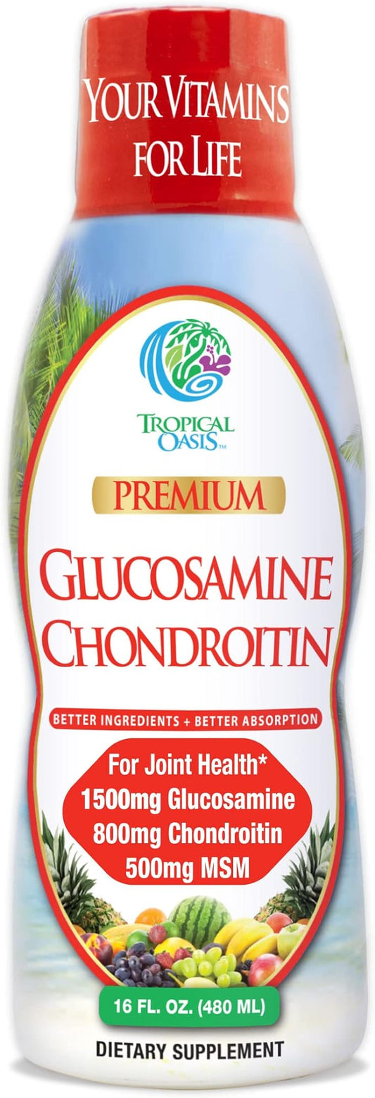 Tropical Oasis Premium Liquid Glucosamine Chondroitin 16 Fl