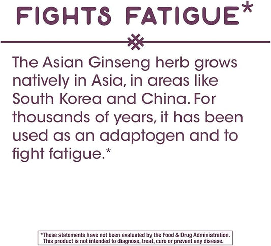 Nature's Way, Premium Herbal Asian Ginseng, 60 Capsules