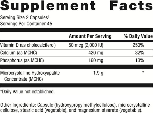 Metagenics Bone Builder Forte 2000 IU 90 Capsules